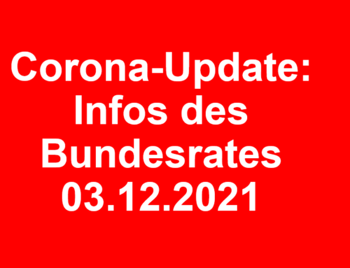 Corona-Update: Infos des Bundesrates vom 03.12.2021